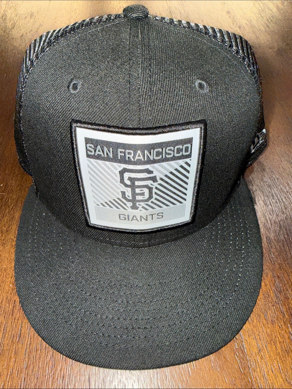 New Era San Francisco Giants Black Snapback Hat